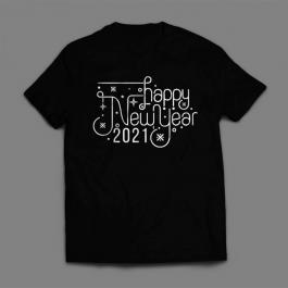 Happy New Year Vector T-shirt