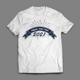 Happy New year 2021 T-shirt Mock Up