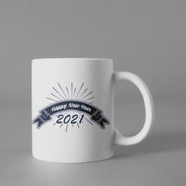 Happy New year 2021 Cup Mock Up