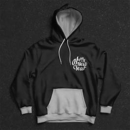 Happy new year letters Hoodies embroidery