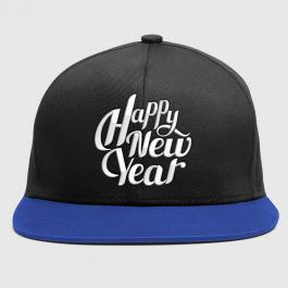 Happy new year letters Cap embroidery