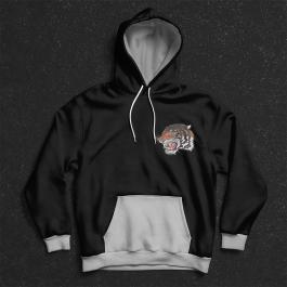Tiger Face Embroidery Hoodies