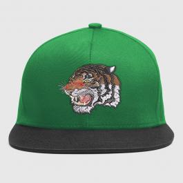 Tiger Face Embroidery For Cap