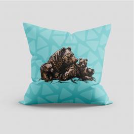 Bear Cushion Embroidery Design
