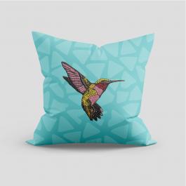 Humming Bird Cushion Embroidery