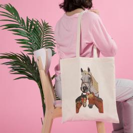 Horse Embroidery Bag Mock Up