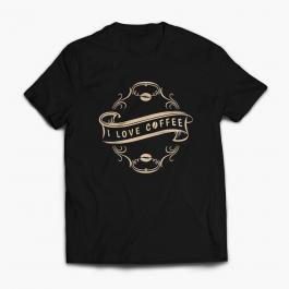 I Love Coffee T-shirt Vector Art