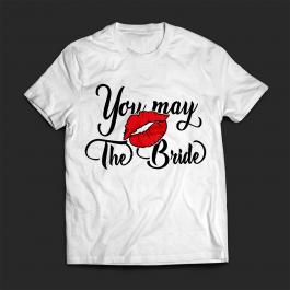 You May The Bride T-shirt Vector Art Design
