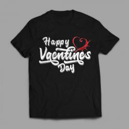 Vector Art: Happy Valentine Day For T-shirt