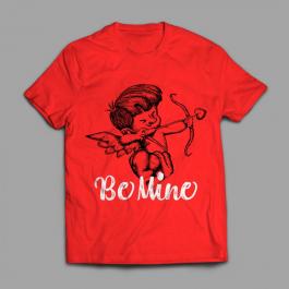 Vector Art: Cupid Valentine's Day T-shirt Mock Up