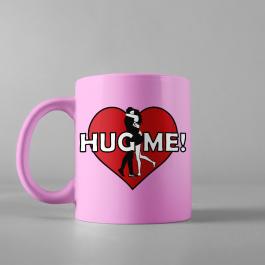 Cup Vector Art : Happy Hug Day