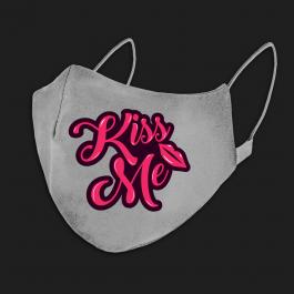 Vector Art Mask : Happy Kiss Day