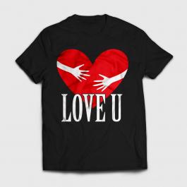 T-shirt Vector Art : Love You Heart