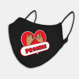 Vector Art : Happy Promise Day Mask Mock Up