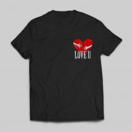 Love You Embroidery T Shirt Mockup - Cre8iveSkill