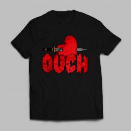 T-shirt Vector Art : Anti Valentine Ouch