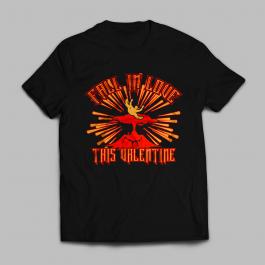 T-shirt Mock Up Vector Art : Anti Valentine's Day