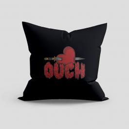 Embroidery Design: Anti-Valentine's Ouch Cushion Mockups