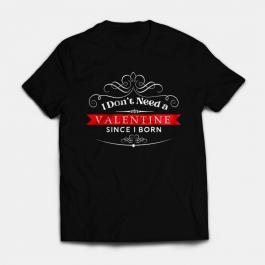 I Dont Need A Valentine t-shirt vector graphics