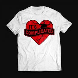 Vector Art: Its Complicated For T-shirt