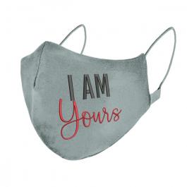 Mask Embroidery Design: I Am Yours