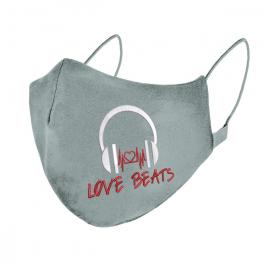 Embroidery Design: Music Love Beat Mask