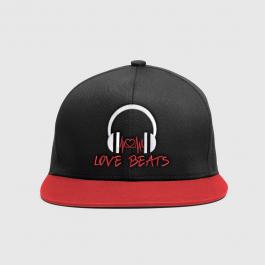 Embroidery Design: Music Love Beat Cap