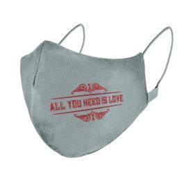 Embroidery Design: All You Need Is Love Mask