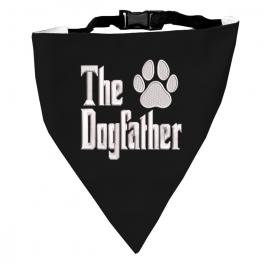 Dog Scarf Embroidery design: The Dogfather Paw Display