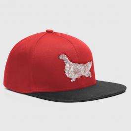 Embroidery Design: English Setter Dog Mock-up Cap