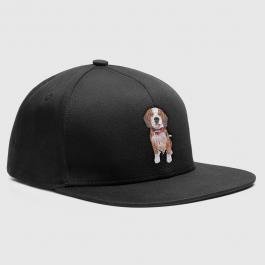 Embroidery Design Cute Doggy Cap Mock-up Design