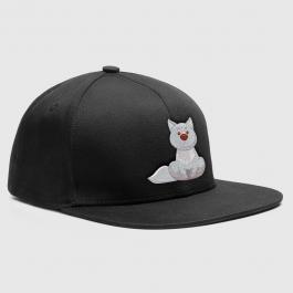 Embroidery Design Loving Cat Cap Mock-Up Design