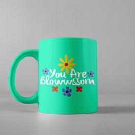 Cre8iveSkill's Vector Art Blossom Flower Mug Mock-Up