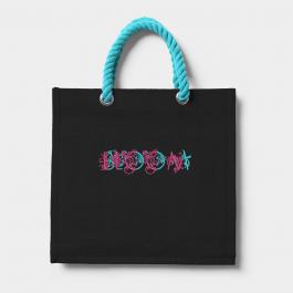 Embroidery Design: Bloom Tote Bag Mock Up