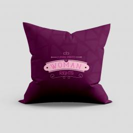 Vector Art : Woman Rights For Cushion Mock Up