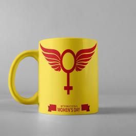 Vector Art: International Women's Day Cup Mock Up