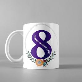 Vector Art: 8 March Women's Day For Cup Mock Up