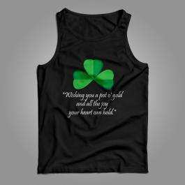 Vector Art: Patrick's Day Wishes T-shirt Mock Up