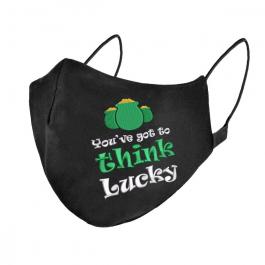 Embroidery Design: St Patrick Quotes Mask Mock Up