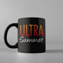 Vector Art Ultra Summer Celebration Mug Mockup Design