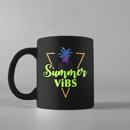 Vector Art Summer Spirit Mug Mockup Design