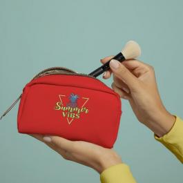 Embroidery Design: Summer Vibes For Hand Bag Mock Up