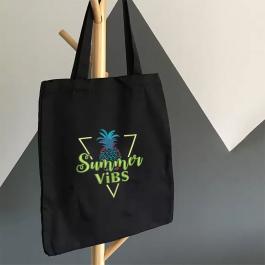 Embroidery Design: Summer Vibes Tote Bag Mock Up