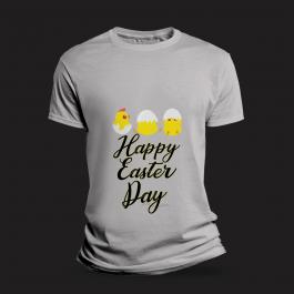 Vector Art Happy Easter Chicken T-Shrit Mock Up Design