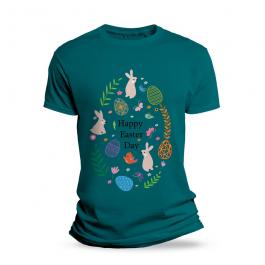 Vector Art Happy Easter Day T-Shirt Mockup Design