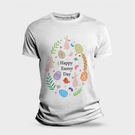 Vector Art Happy Easter Day Mockup Design