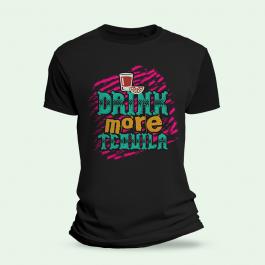 Drink More Tequila Vector Design