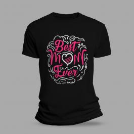 Best Mom Ever Vector Art Design