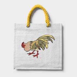 Cre8iveSkill - Cute Rooster tote bag mockup