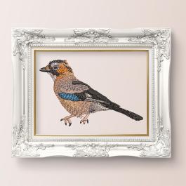 Cre8iveSkill - Baby Sparrow photo frame mockup design
